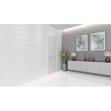 Porcelanato-Rox-Premium-Branco-Real-3D-Acetinado-72x72- Porcelanato-Rox-Premium-Branco-Real-3D-Acetinado-72x72-