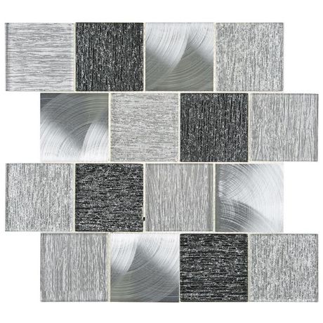 Pastilha-de-Vidro-Glass-Mosaic-Renoir-RN02-Preta-Cinza-30x30 Pastilha-de-Vidro-Glass-Mosaic-Renoir-RN02-Preta-Cinza-30x30