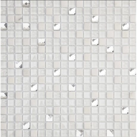 Pastilha-de-Marmore-e-Vidro-Glass-Mosaic-Glass-Stone-GS120-Branco-30x30 Pastilha-de-Marmore-e-Vidro-Glass-Mosaic-Glass-Stone-GS120-Branco-30x30