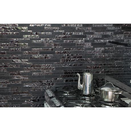 Pastilha-de-Vidro-Luzzo-Cosmos-Black-Brilhante-Tamanho-Variavel-Placa-30X30 Pastilha-de-Vidro-Luzzo-Cosmos-Black-Brilhante-Tamanho-Variavel-Placa-30X30