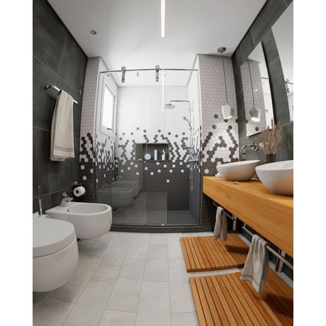 Pastilha-de-Porcelana-Luzzo-Vista-Hex-WH-Fosca-51X59-Placa-28X325 Pastilha-de-Porcelana-Luzzo-Vista-Hex-WH-Fosca-51X59-Placa-28X325