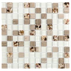 Pastilha-de-Vidro-Luzzo-Cristal---Pedras-LPEDRA-11-Brilhante-25X25-Placa-30X30