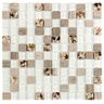 Pastilha-de-Vidro-Luzzo-Cristal---Pedras-LPEDRA-11-Brilhante-25X25-Placa-30X30