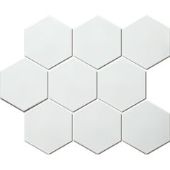 Pastilha-de-Porcelana-Luzzo-Vista-Hex-Artic-Fosca-95X11-Placa-256X295