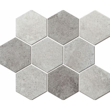 Pastilha-de-Porcelana-Luzzo-Vista-Hex-Rock-Fosca-95X11-Placa-256X295 Pastilha-de-Porcelana-Luzzo-Vista-Hex-Rock-Fosca-95X11-Placa-256X295