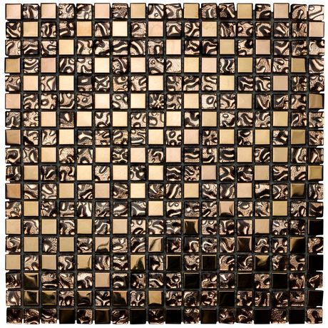 Pastilha-de-Vidro-e-Aco-Inox-Luzzo-Cristal---Metal-LMETAL-Cooper-Brilhante-15X15-Placa-30X30 Pastilha-de-Vidro-e-Aco-Inox-Luzzo-Cristal---Metal-LMETAL-Cooper-Brilhante-15X15-Placa-30X30