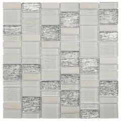 Pastilha-de-Vidro-Luzzo-Cristal---Pedras-LFP-19-Brilhante-Mix-48X15-48X23-e-48X40-Placa-30X30