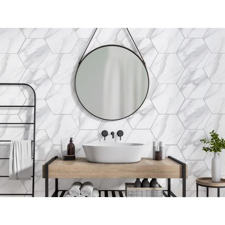 Revestimento-Ceral-Hexagonal-Calacata-Acetinado-228 Revestimento-Ceral-Hexagonal-Calacata-Acetinado-228