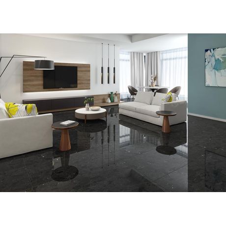 Porcelanato-Damme-Geodo-Negro-Polido-61x120 Porcelanato-Damme-Geodo-Negro-Polido-61x120