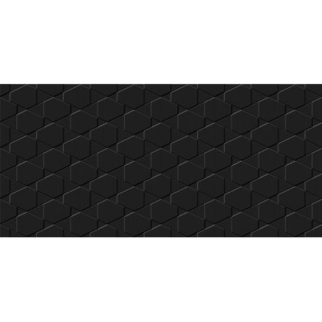 Revestimento-Ceusa-Canelado-Preto-Brilhante-40x90