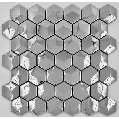 Pastilha-de-Aco-Inox-Luzzo-Jazz-Hex-Silver-48x48-Placa-297x31 Pastilha-de-Aco-Inox-Luzzo-Jazz-Hex-Silver-48x48-Placa-297x31
