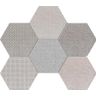Porcelanato-Gabriella-Hexagonal-Tessuto-HX-502-TESS--Acetinado-17x195