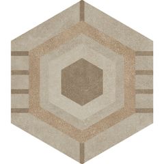 Porcelanato-Ceusa-Caleidoscopio-Hexagonal-Mix-Soft-Gray-Natural-175x175